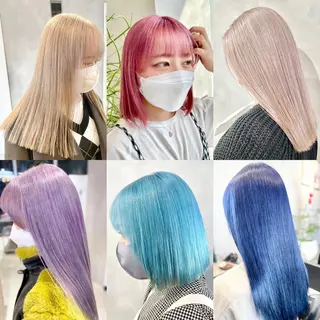 ショート カラー ハイトーン×レイヤー ／遠藤将太のヘアスタイル