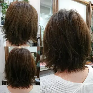 カラー ミディアム 鈴木 隆広のヘアスタイル