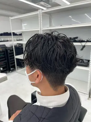 パーマ メンズ 【柏メンズパーマ職人 】店長　KAZUMAのヘアスタイル