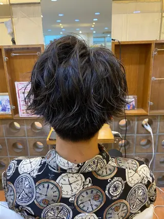 パーマ ヘアアレンジ メンズ プロフィールを ご覧くださいのヘアスタイル
