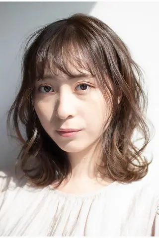 ミディアム カラー パーマ oluolu hairのヘアスタイル