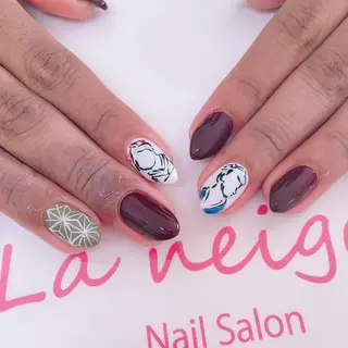 ネイル La neige* yuki 🐩🌙のネイルデザイン