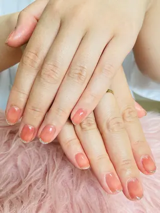 ショート HandS ネイル 自宅サロンのネイルデザイン