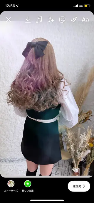 ヘアアレンジ ヘアセットサロン ココのヘアスタイル