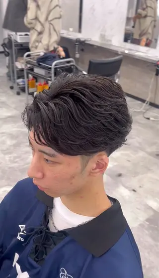 パーマ メンズ HOMME    BLANCHE所属・Seira 札幌メンズサロンのヘアスタイル