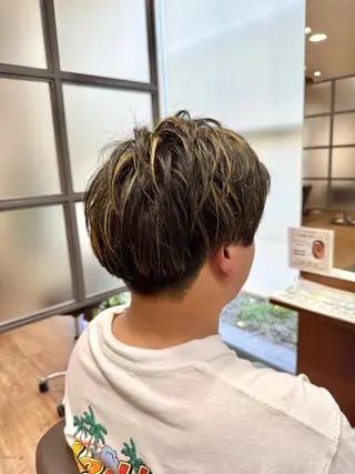 ショート カラー メンズ ✨marl. 山下響生✨のヘアスタイル