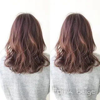 セミロング カラー 渋谷レイヤーカット❌ 縮毛矯正専門/武田涼のヘアスタイル