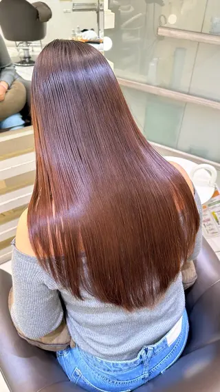 ロング 🤍ハイライト/ レイヤー/銀座🤍のヘアスタイル