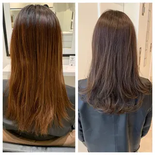 ミディアム カット講師 久保匠のヘアスタイル