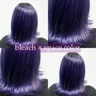 ミディアム カラー 🌈艶ハイトーン🌈 心を込めます🤝涼介のヘアスタイル