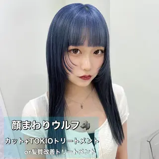 ロング カラー ボブカットモデル 募集中　ukaのヘアスタイル