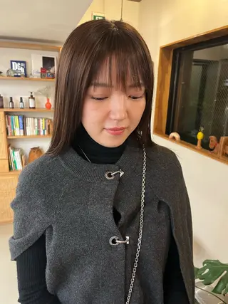 ミディアム 宇野澤 銘のヘアスタイル