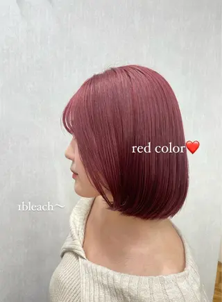 ミディアム 🍑暖色／レイヤー／ 真希🎀のヘアスタイル