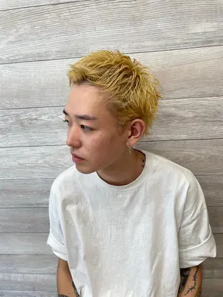 ショート メンズ/パーマ KAZUKIのヘアスタイル