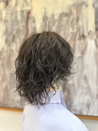 ミディアム パーマ ✂︎正木 克拓のヘアスタイル