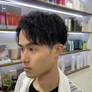 ショート パーマ メンズ パーマPrivate SalonNoa名駅のヘアスタイル