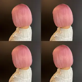 ショート カラー ✨縮毛矯正✖︎顔周り レイヤー✨ナカムラのヘアスタイル
