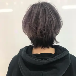 ショート カラー レイヤー/ブリーチ HIKARU ♡のヘアスタイル