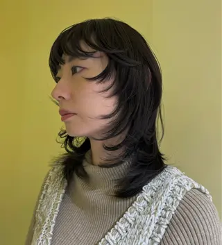 セミロング 한국에English OK🌼unaのヘアスタイル