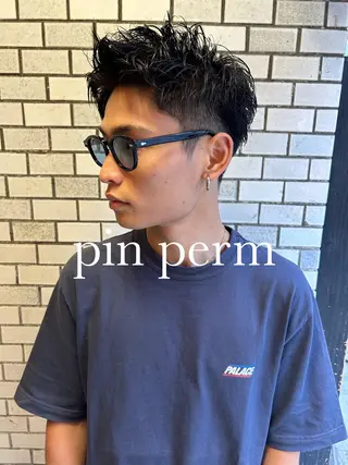 ショート パーマ メンズ 💈メンズ短髪特化 ✂︎伊藤大輝💈のヘアスタイル