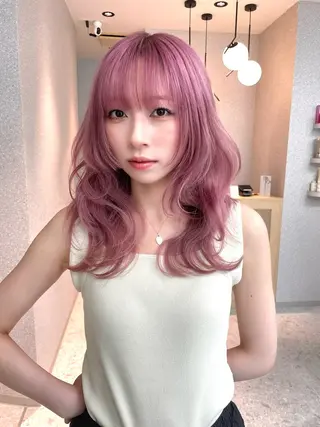 ロング カラー 香月 元希のヘアスタイル
