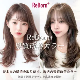セミロング カラー SOURCE河原町/ ヘアケア🫧艶カラーのヘアスタイル