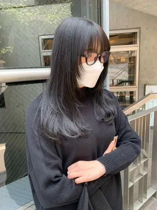 セミロング カラー パーマ ヘアアレンジ メンズ 似合わせパーマ/ kazuのヘアスタイル