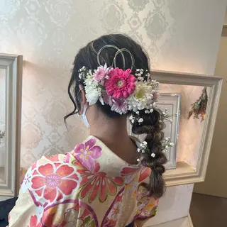 ヘアアレンジ 🌷川崎/ボブ/ アレンジ/コトネ🌷のヘアスタイル