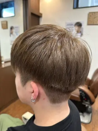 カラー メンズ 原田 まなみのヘアスタイル