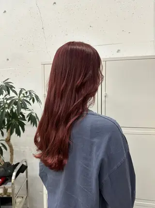 ロング カラー MUKU ひかるのヘアスタイル
