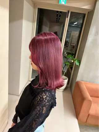 ミディアム カラー 齋藤 隼琉のヘアスタイル