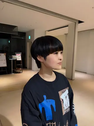 ショート カラー マンツーマン 縮毛矯正/マユコのヘアスタイル