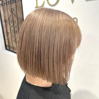 ショート カラー Rio🎀ブリーチ なし透明感♡顔周り♡のヘアスタイル