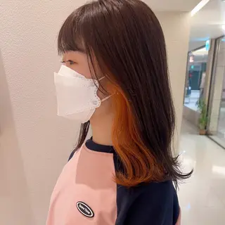 セミロング 🫧ツヤ髪個室美容室 安食茉莉🫧のヘアスタイル
