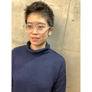 ショート カラー センスをお届けします 大谷将生infpのヘアスタイル