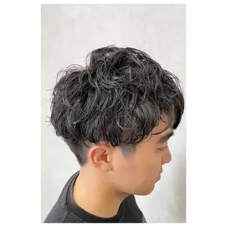 ショート カラー パーマ ヘアアレンジ メンズ キッズ TopStylist ✂︎ Azumaのヘアスタイル