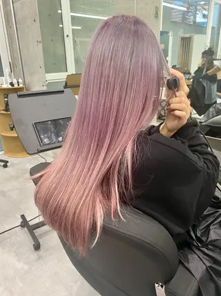 ロング カラー welring hair salonのヘアスタイル