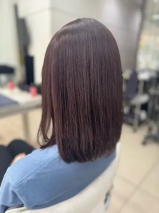 ミディアム カラー ✂︎レディース のメンズカット屋さんのヘアスタイル