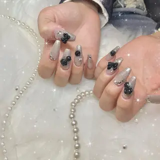 ネイル Blue daisy RIN🎀のネイルデザイン