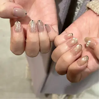 ネイル パラジェルネイル 大人可愛/シンプルのネイルデザイン