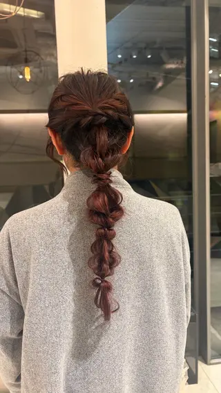 ロング ヘアアレンジ M.SLASH  omotesando所属・KARIN🤍 /レイヤーカットのヘアスタイル