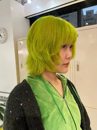 ミディアム 💥ウルフカット デザインあんな💥のヘアスタイル