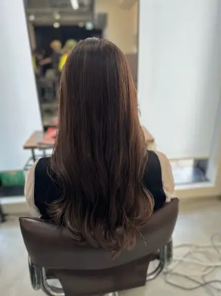 ロング カラー パーマ 平日オススメ✨ プチプラ✨山下のヘアスタイル