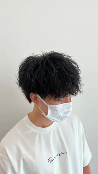 ショート パーマ メンズ 🎖️垢抜けヘア 🎖️美容師のヘアスタイル