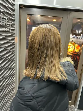 ミディアム 福田 康貴のヘアスタイル