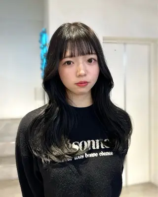 ロング 韓国ヘアメンズ・レデ ィース特化ミクのヘアスタイル