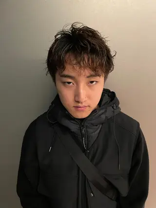 ショート 吉田一輝 外国人パーマのヘアスタイル
