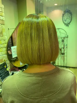 ミディアム hair make echo滿木あい花のヘアスタイル