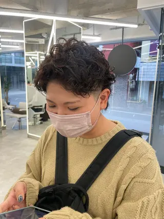 ショート パーマ Brown 藤沢店のヘアスタイル