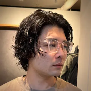 ショート パーマ メンズ 立川メンズカット/ メンズパーマ💈三上のヘアスタイル